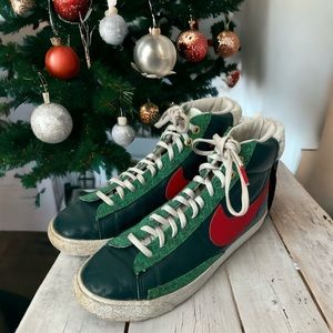 Nike Blazer Mid '77 Vintage GS Christmas Sweater 6Y = Womens Size 8 - DC4410-300